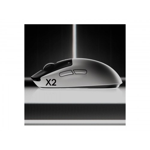 Logitech G Pro X2 Superstrike - trådløs gamingmus, sort/hvid