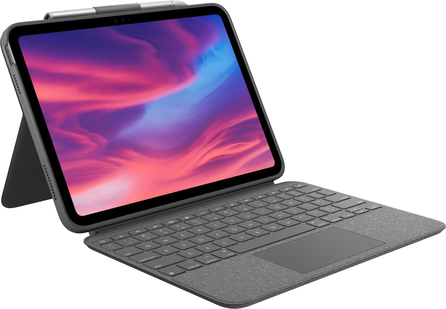 Logitech Combo Touch Detachable Keyboard Case for iPad (10th gen) Tastatur og folio-kasse 16-niveau Kablet US International