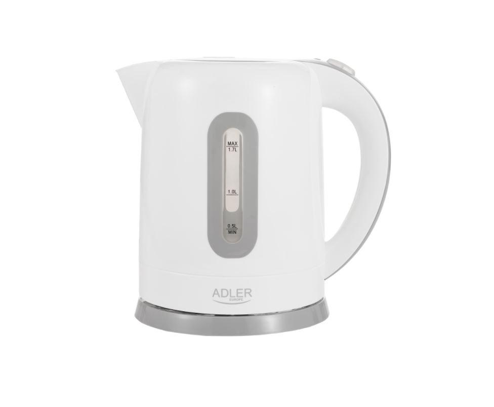 Adler AD 1234 elkedel 1,7 l - hvid, 2.200 W billede