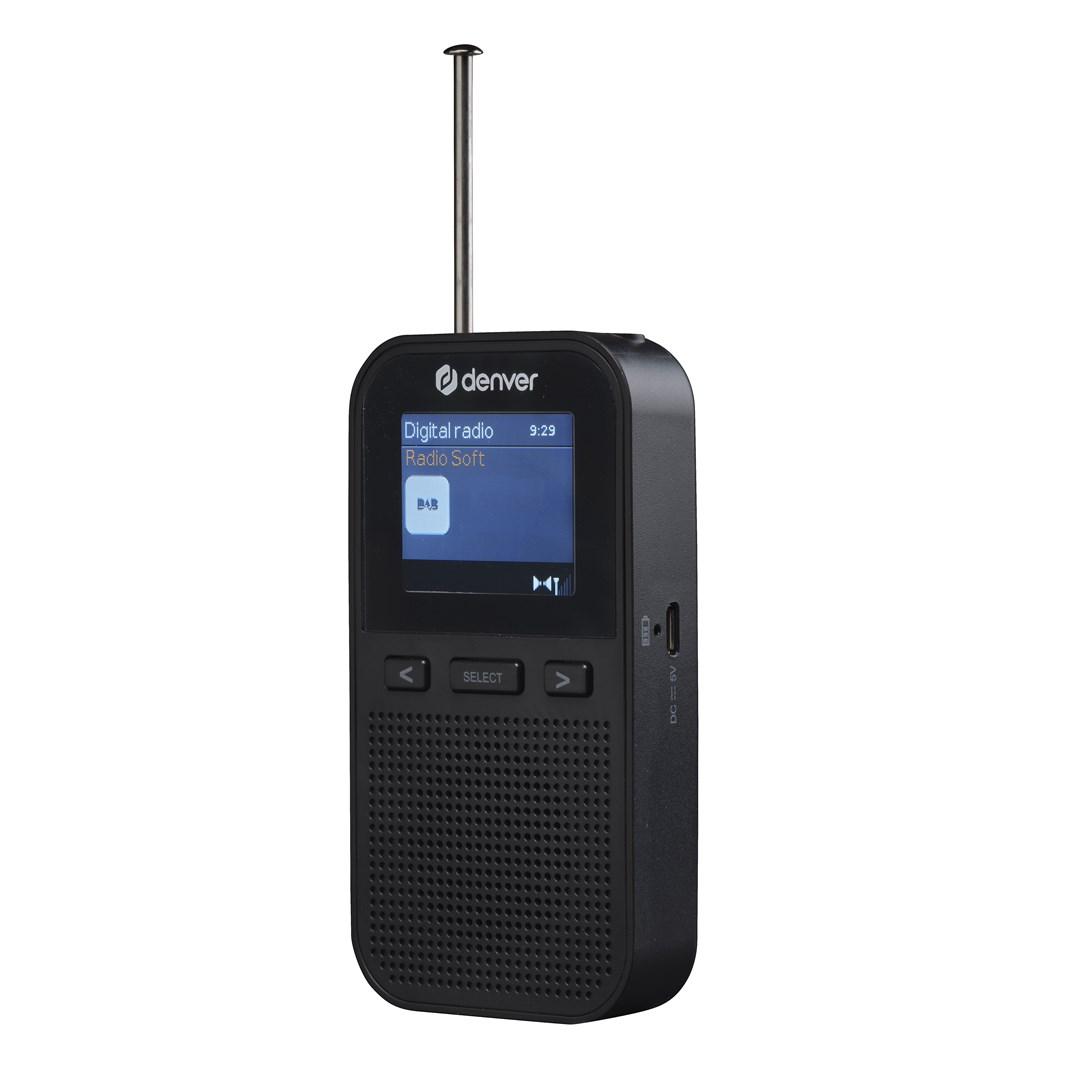 Denver DAH-126 DAB+/FM vækkeur med radio - sort billede