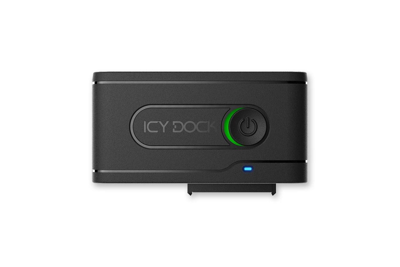 Icy Dock EZ-Adapter Ex MB931U-1VB R1 - USB-C/A Gen 2 til U.2 NVMe SSD adapter (10 Gbit/s), Thunderbolt 4-kompatibel billede