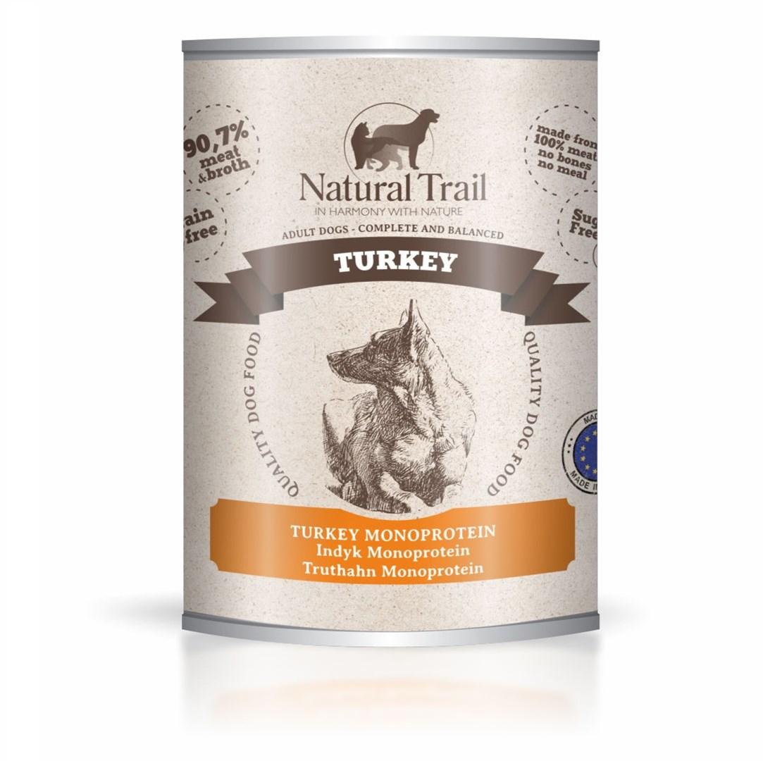 Natural Trail Monoprotein Vådfoder til hund - Kalkun 800 g