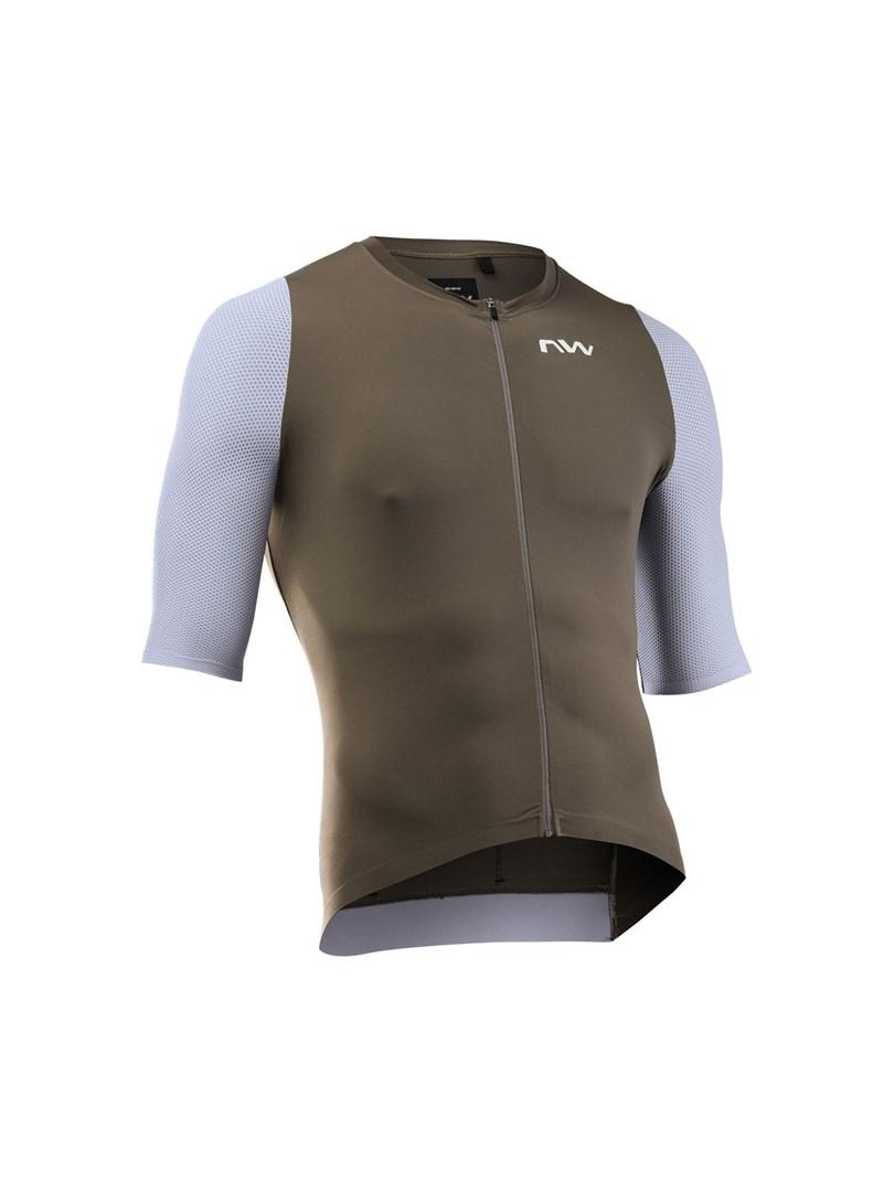 Northwave Extreme Evo cykeltrøje med korte ærmer - brun, L
