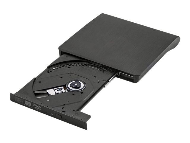 Qoltec ekstern DVD‑brænder DVD±RW 8x - USB 3.0, sort