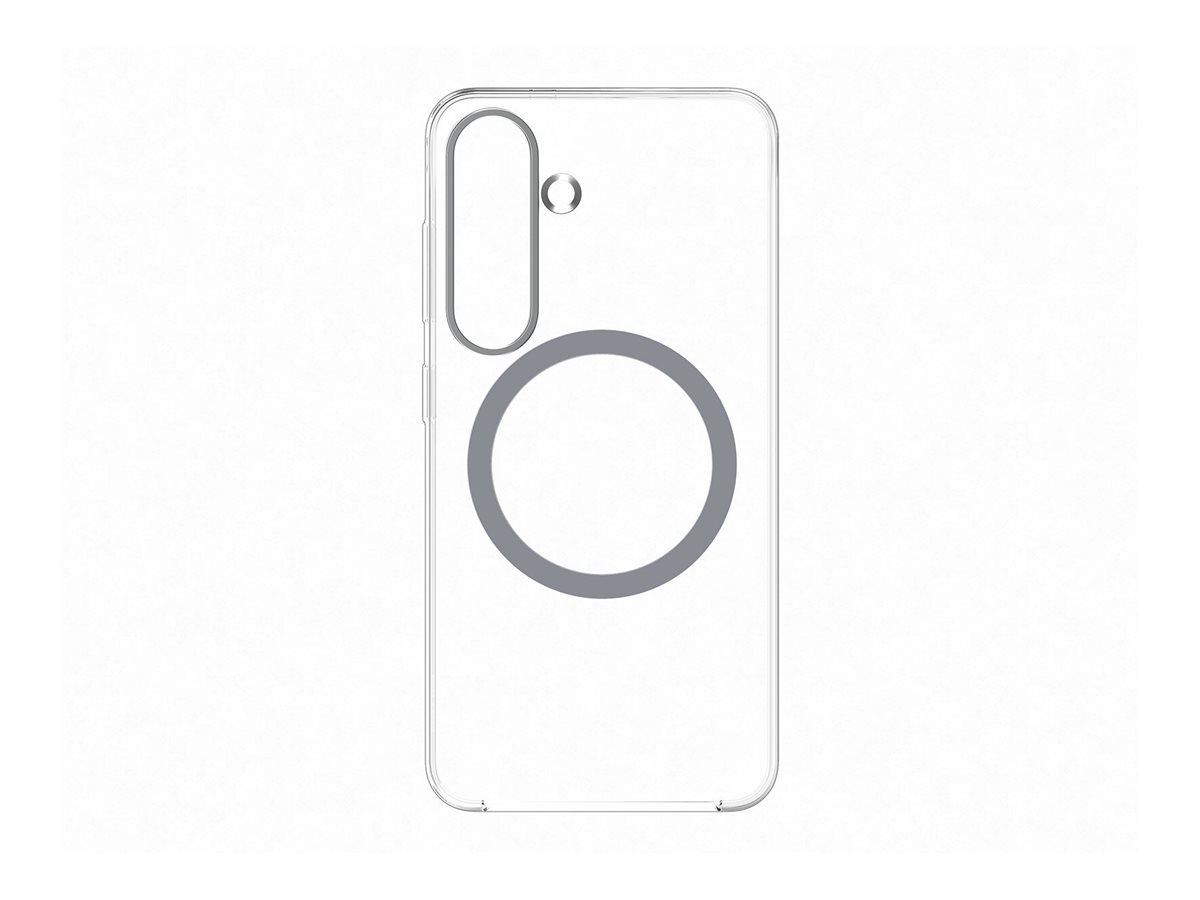 Samsung Galaxy S25 gennemsigtigt beskyttelsescover med magnetisk ring (GP-FFS931YCA)
