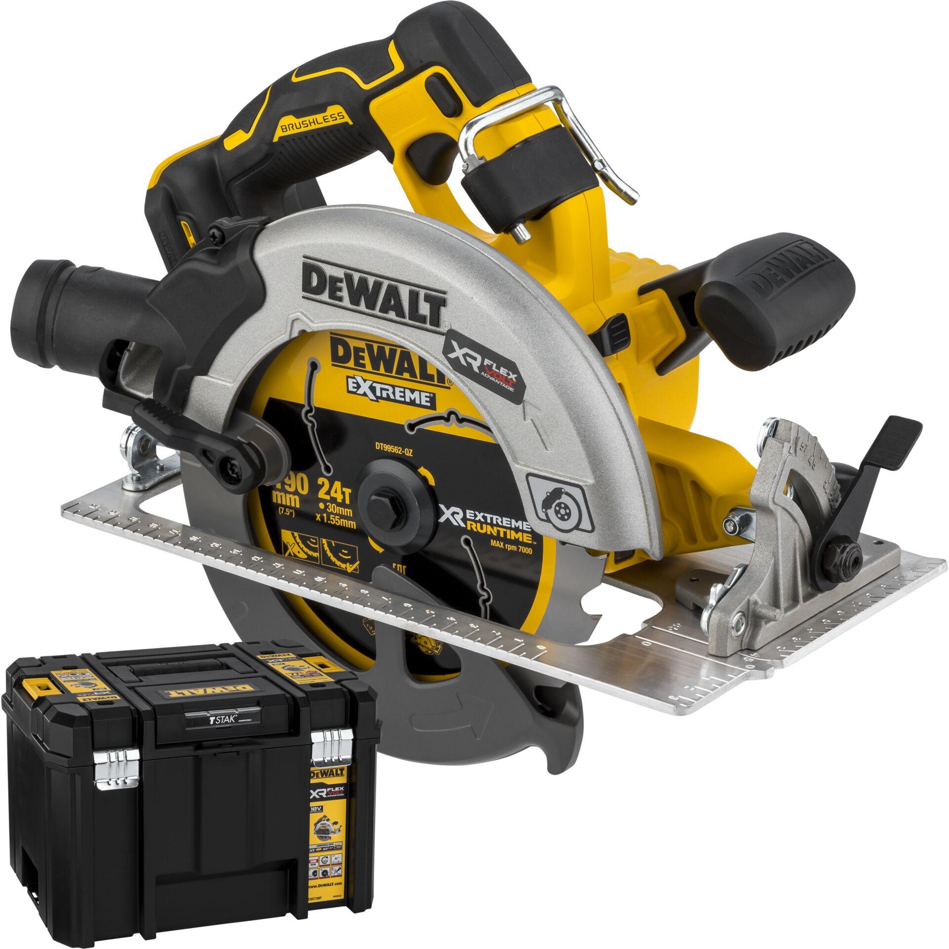 DeWALT DCS573NT-XJ 18V XR rundsav 190 mm med FlexVolt Advantage - solo