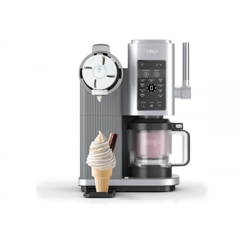 Ninja Creami Spin NC701BU sorbetblender 800 W - platinsølv