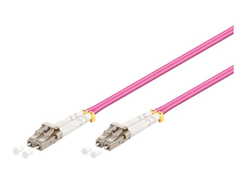 Goobay fiberoptisk netværkskabel OM4 LC-LC 3 m - violet