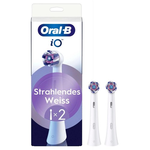 Oral-B iO tandbørstehoveder - Hvid (2 stk)