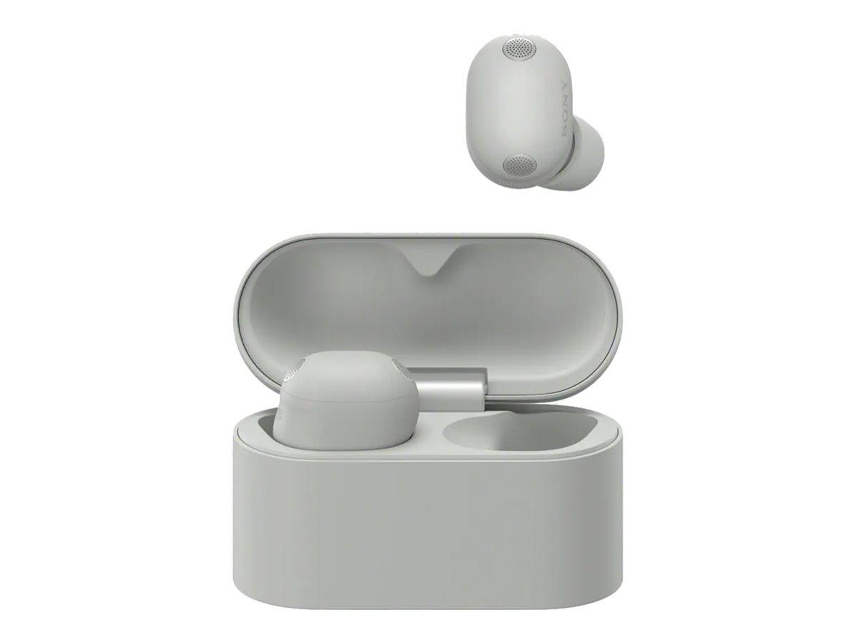 Sony WF-1000XM6 trådløse in‑ear høretelefoner - platinsølv