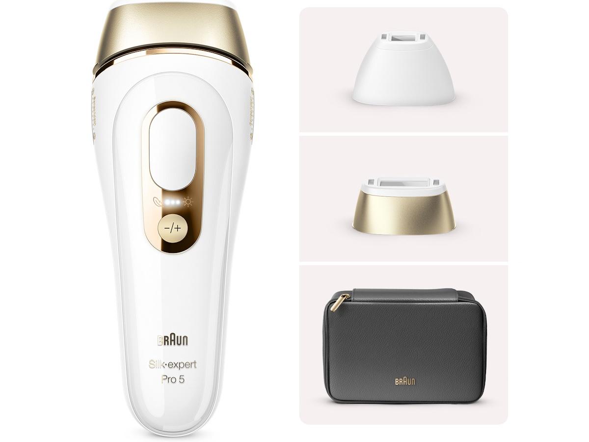 Braun Silk-expert Pro 5 PL5140 IPL hårfjerningssystem - guld/hvid