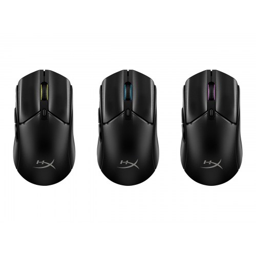 HyperX Pulsefire Haste 2 - optisk gamingmus, trådløs/kablet - sort