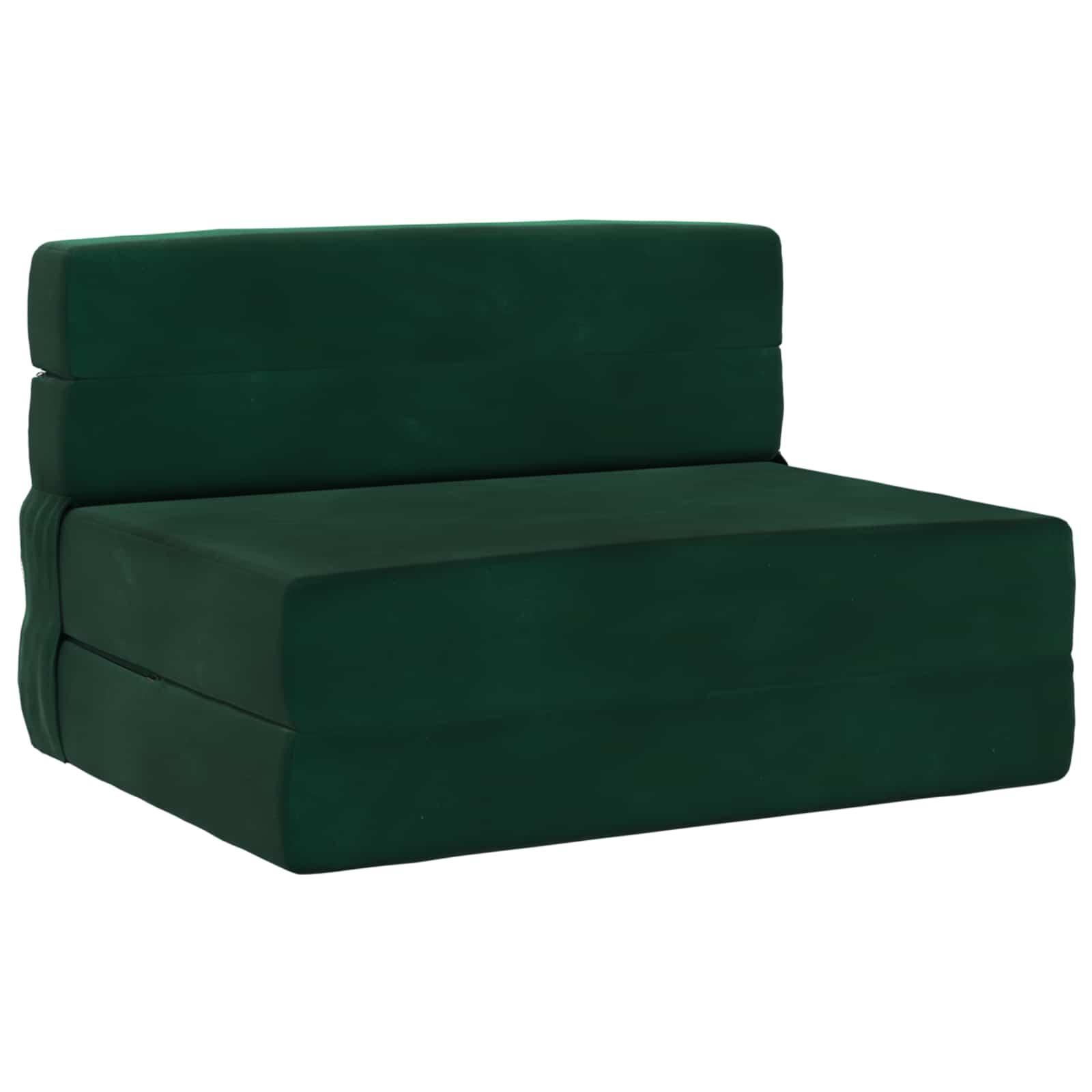 Samlebar Sofa Seng Mørkegrøn 70 x 72 x 60 cm Stof