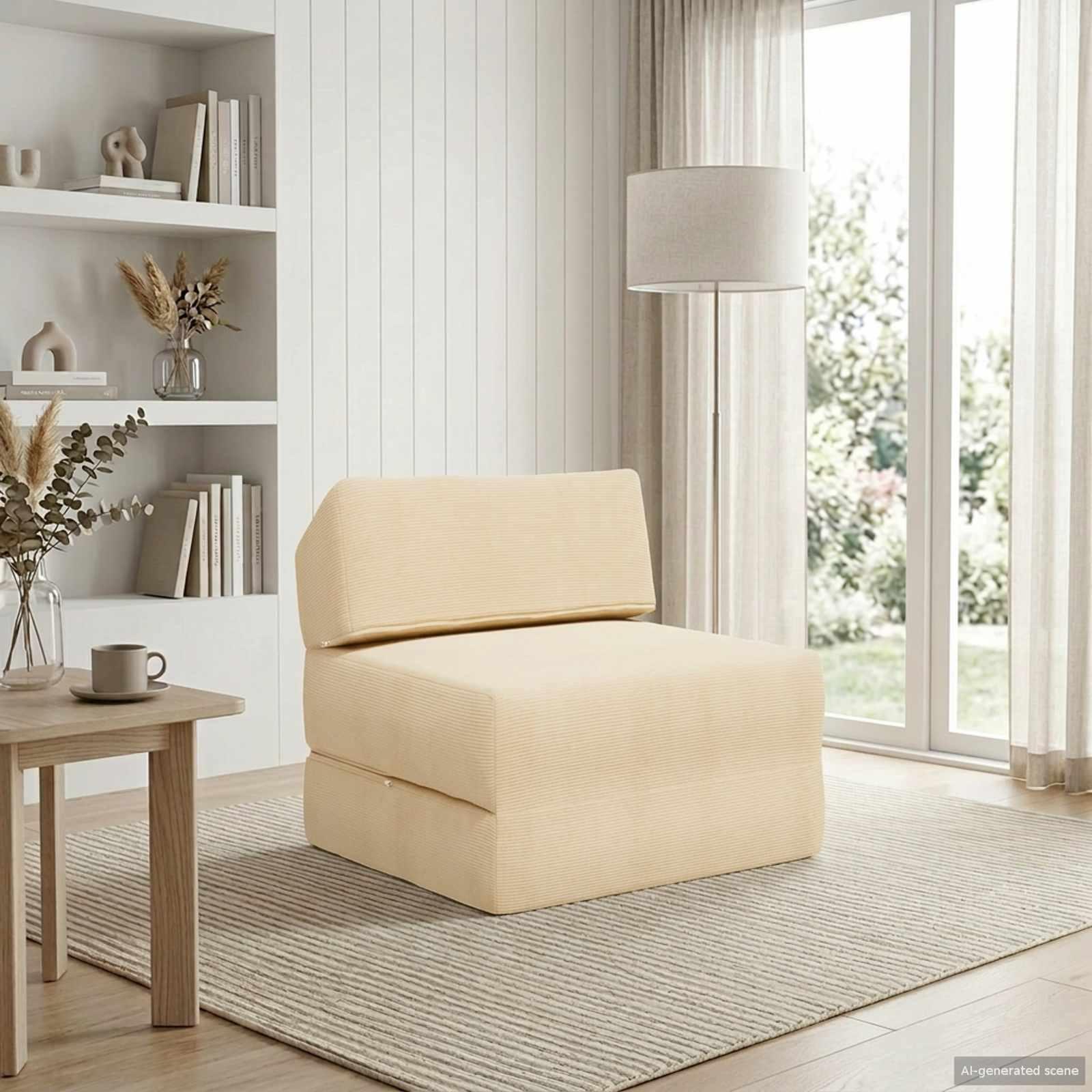Samlebar Sofa Seng Cremefarvet 60 x 70 x 41 cm Stof