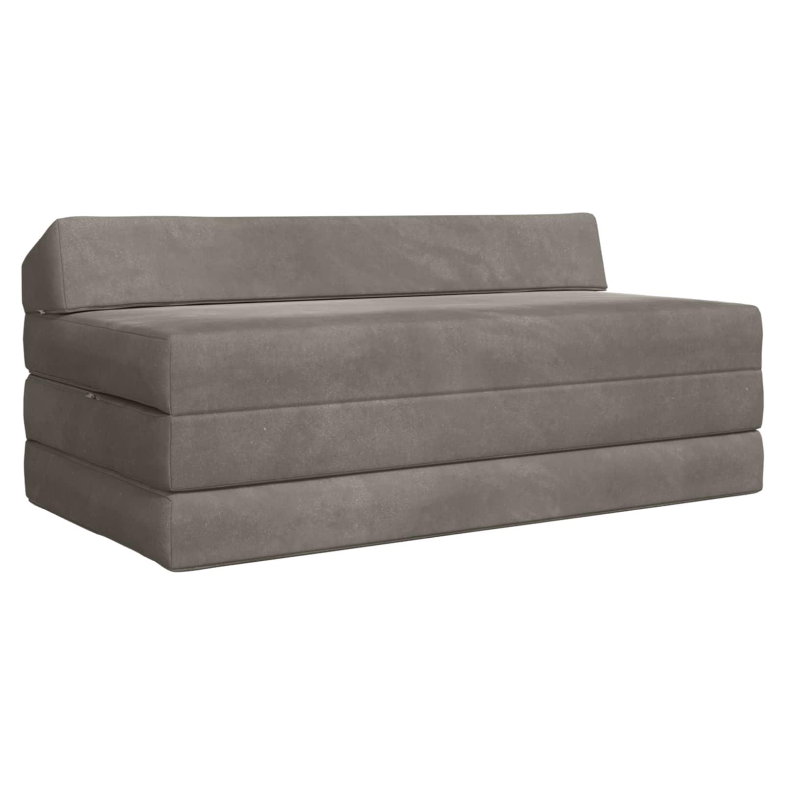 Samlebar Sofa Seng Lysegrå 120 x 60 x 49 cm Stof