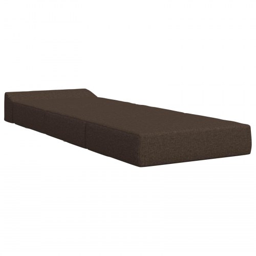 Foldbar sovesofa gråbrun 70 x 60 x 49 cm