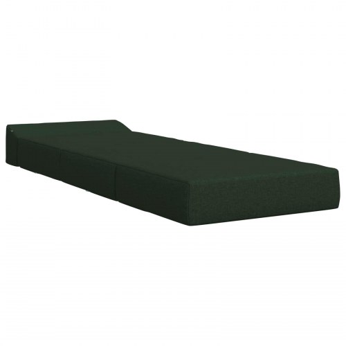 Foldbar sovesofa mørkegrøn - 70 x 60 x 49 cm
