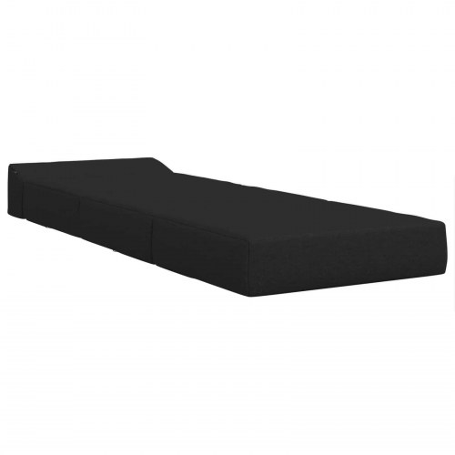 Foldbar sovesofa sort 70 x 60 x 49 cm