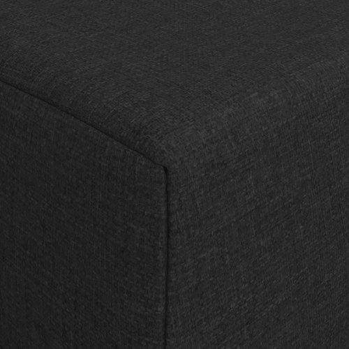 Foldbar sovesofa sort 70 x 60 x 49 cm