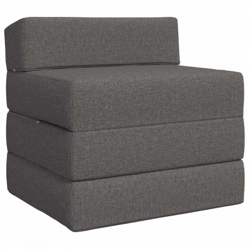 Foldbar sovesofa lysegrå 70 x 60 x 49 cm