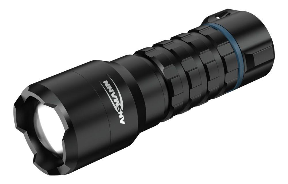 Ansmann TS450RF håndlygte LED - sort, 450 lm, USB-genopladelig