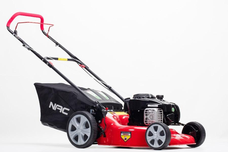 NAC benzinplæneklipper uden selvkørsel 46 cm - Briggs & Stratton 140 cc (LP46-500E-H BS500E)