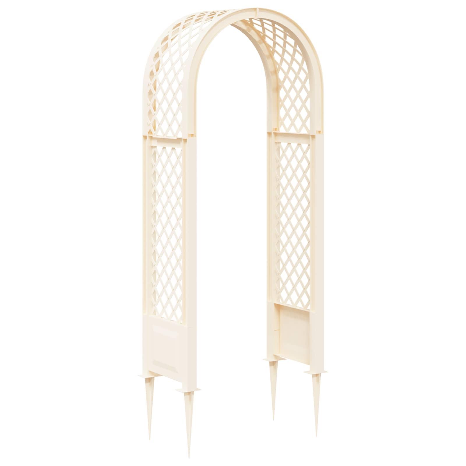 Rosenbue med pigge Hvid 97 x 43 x 218 cm PP