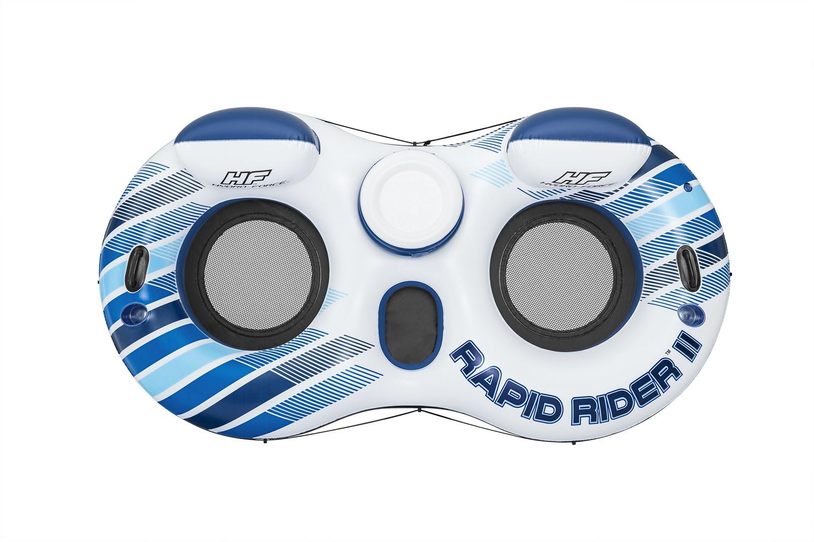 Bestway Hydro‑Force Rapid Rider II - oppustelig dobbelt badering til 2 personer billede