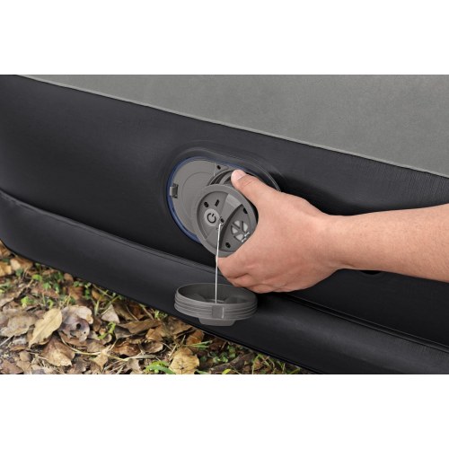 Bestway Tritech Twin luftmadras med indbygget USB-pumpe - 191 × 97 × 36 cm