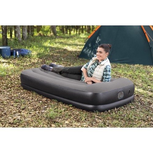 Bestway Tritech Twin luftmadras med indbygget USB-pumpe - 191 × 97 × 36 cm