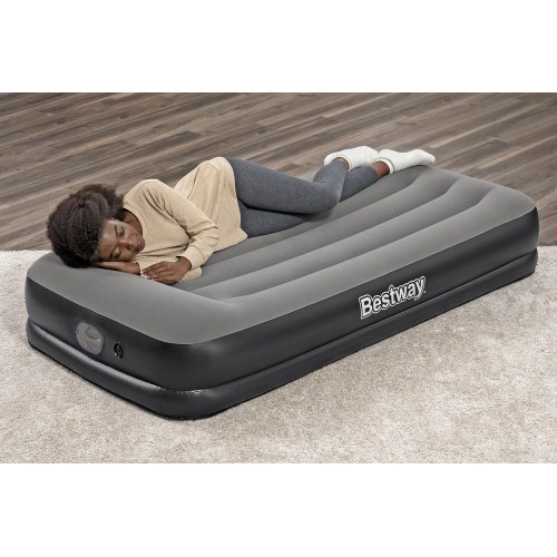 Bestway Tritech Twin luftmadras med indbygget USB-pumpe - 191 × 97 × 36 cm