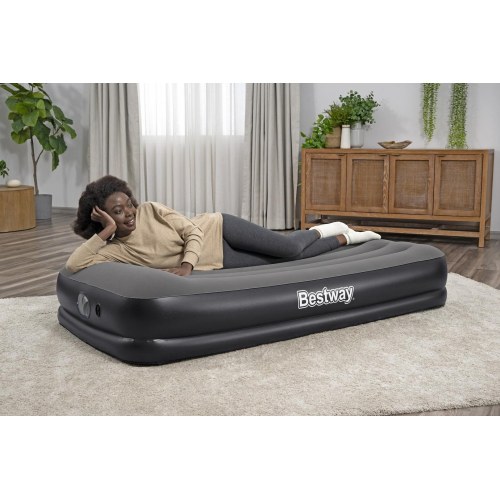 Bestway Tritech Twin luftmadras med indbygget USB-pumpe - 191 × 97 × 36 cm