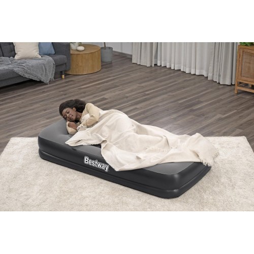 Bestway Tritech Twin luftmadras med indbygget USB-pumpe - 191 × 97 × 36 cm