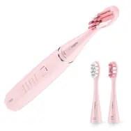 Niceboy ION Sonic - elektrisk tandbørste, pink - 75.000 vibrationer, 4 tilstande, timer, IPX7, 3 børstehoveder
