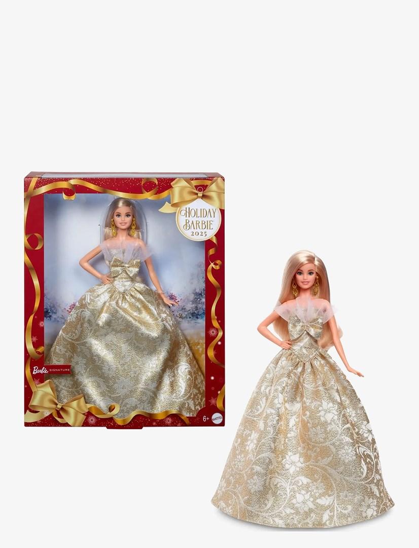 Mattel Barbie Holiday 2025 - blond dukke (fra 3 år) billede