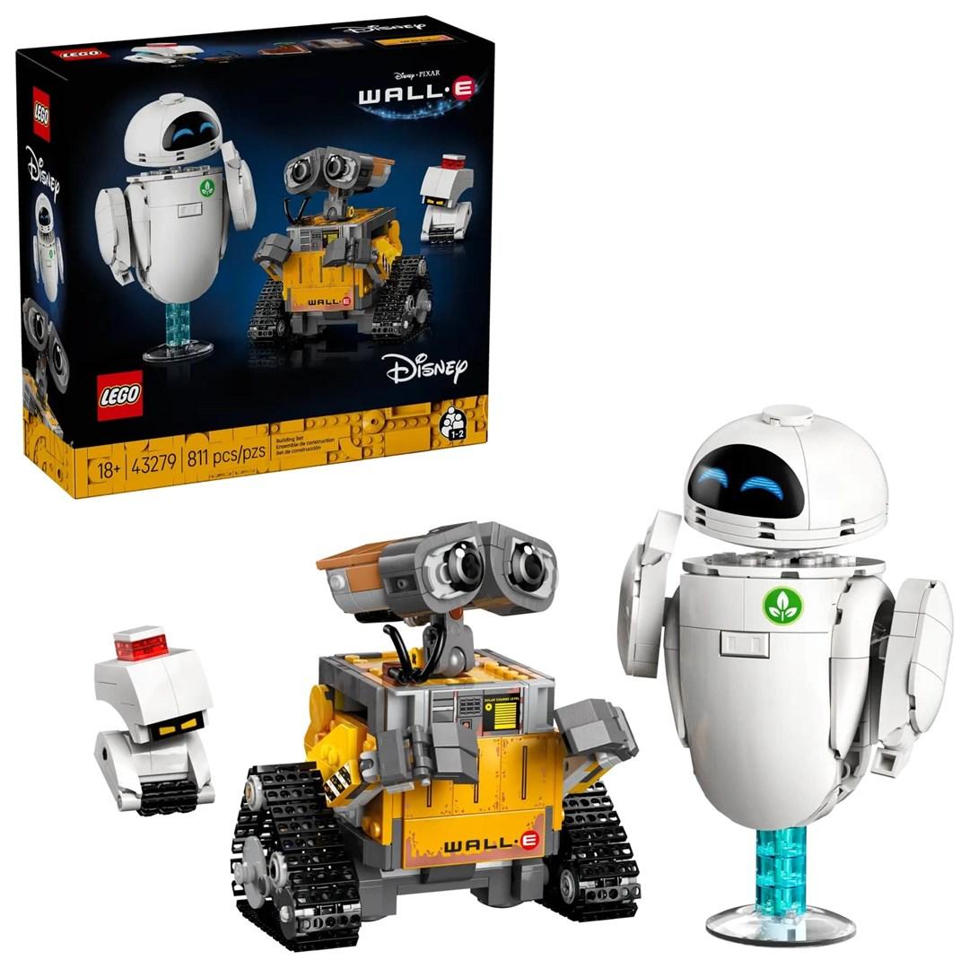 LEGO Disney 43279 WALL·E og EVE byggesæt - 811 dele (18+)