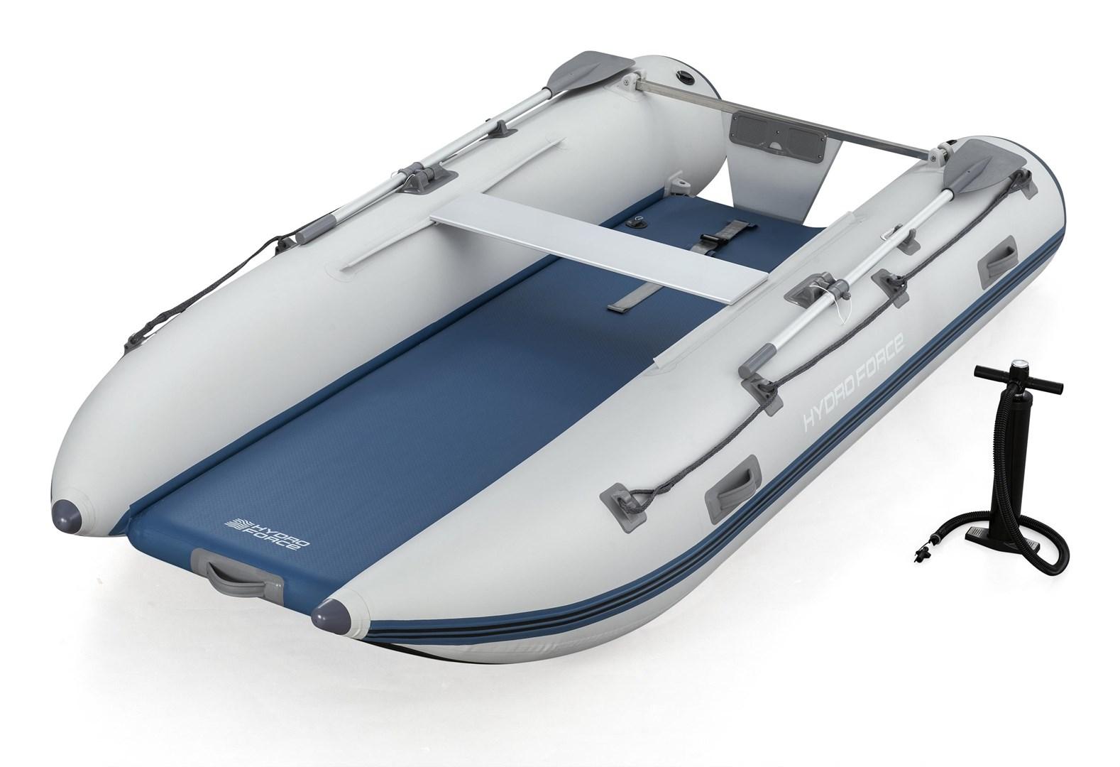 Bestway Hydro-Force Beacon Elite oppustelig sportbåd 3,35 m - grå billede
