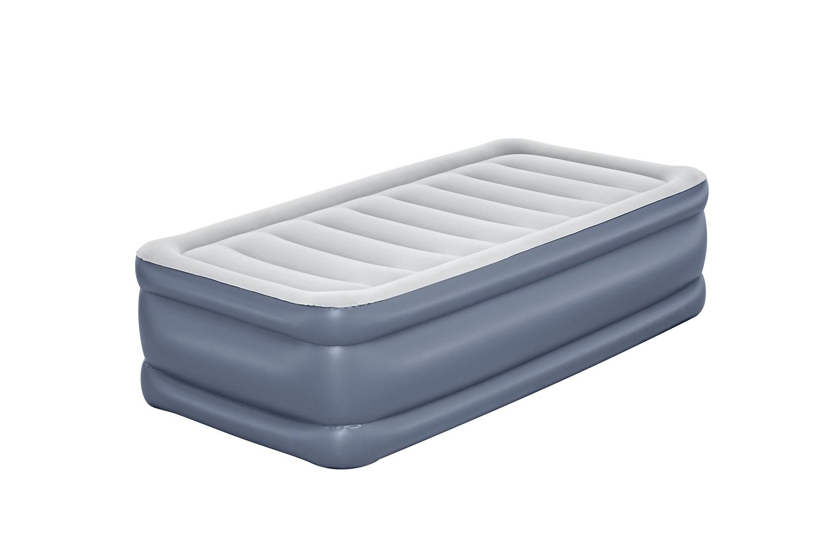 Bestway Tritech luftmadras Twin med indbygget 220-240 V pumpe - antimikrobiel, 191 × 97 × 51 cm billede