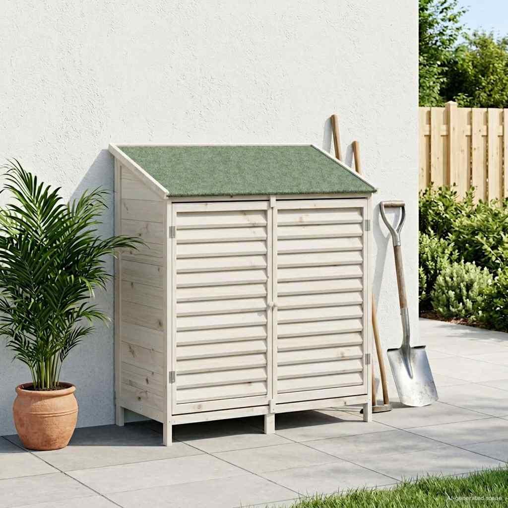 Have Skur Hvid 106 x 56 x 113,5 cm Massivt Fyrretræ