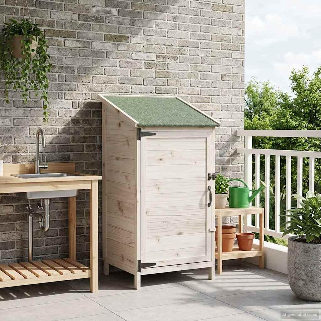 Have Skur Hvid 59 x 56 x 113,5 cm Konstrueret træ