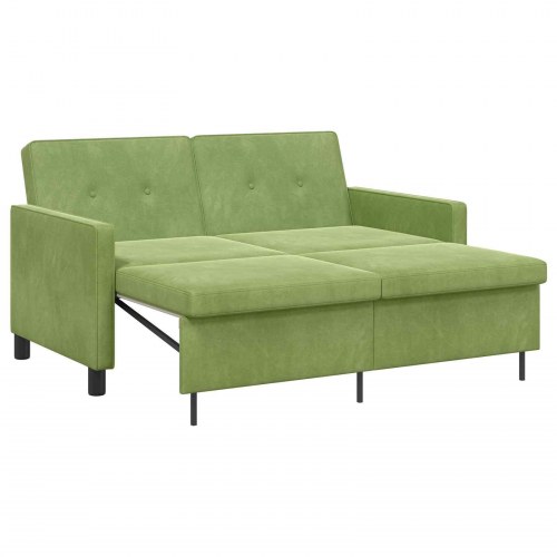Sovesofa Lys grøn Stof