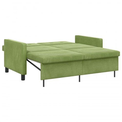 Sovesofa Lys grøn Stof