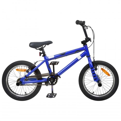 BMX cykel 16" til børn 5-8 år - mørk blå