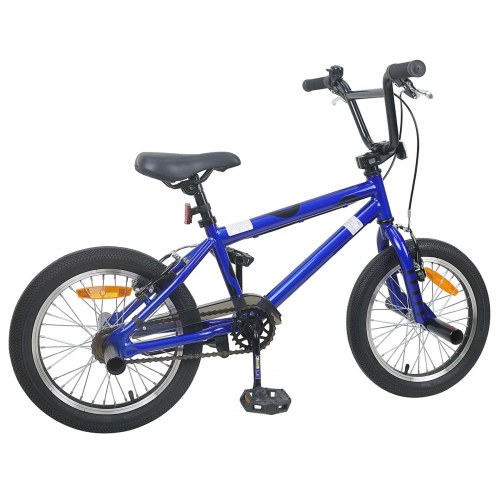 BMX cykel 16" til børn 5-8 år - mørk blå