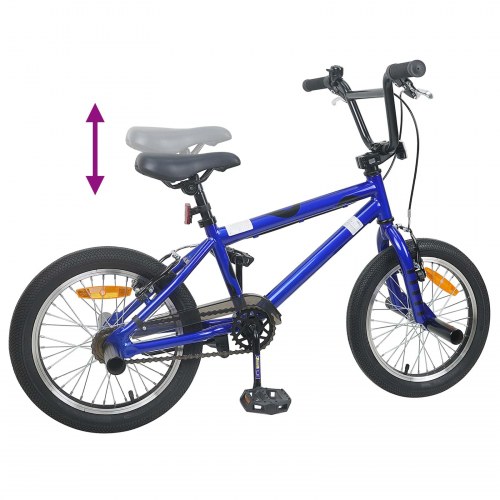 BMX cykel 16" til børn 5-8 år - mørk blå