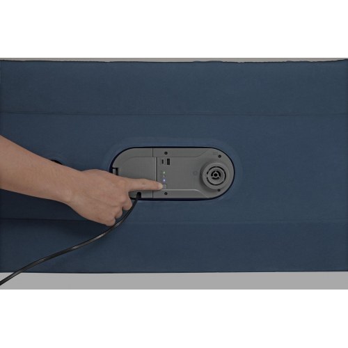 Bestway AlwayzAire luftmadras - Twin enkeltmadras med indbygget dobbeltpumpe, 191 × 97 × 46 cm
