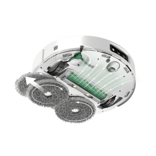 Robotstøvsuger iRobot Roomba Plus 505 Combo med AutoWash Dock - hvid