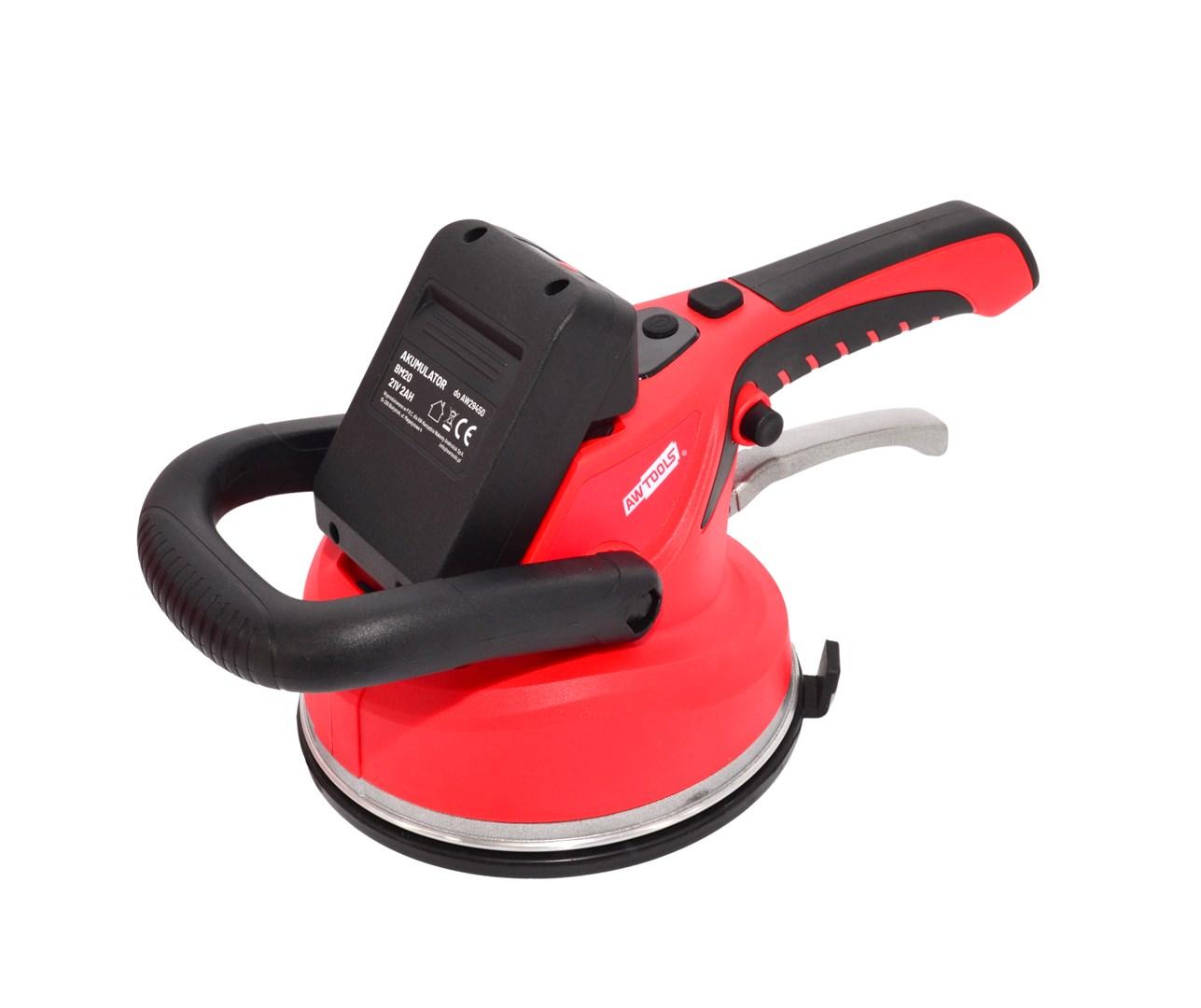 AWTOOLS vibrerende sugekopslyfter til fliser 2×18 V - 50 kg