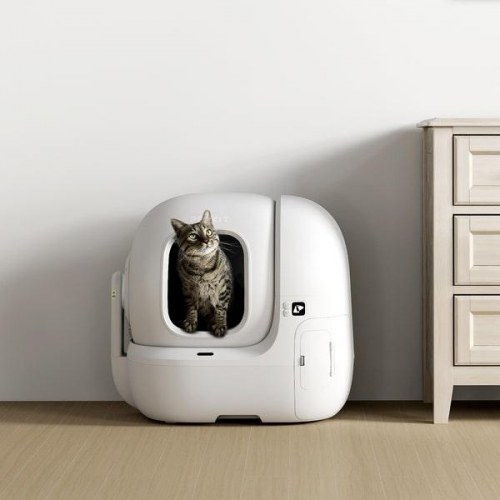 PETKIT Purobot Max Pro - åben kattebakke, hvid