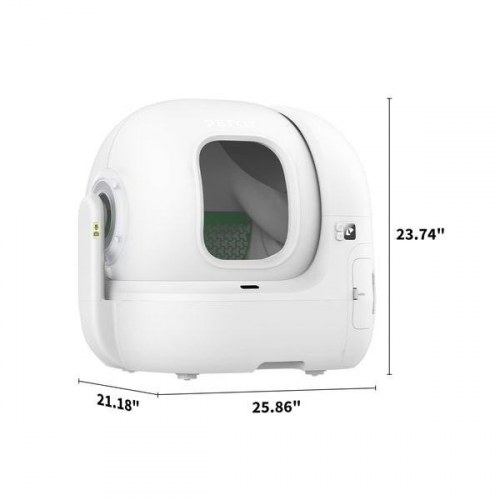 PETKIT Purobot Max Pro - åben kattebakke, hvid
